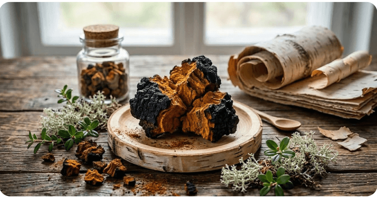 Chaga sibiřská (AjemFIT blog)